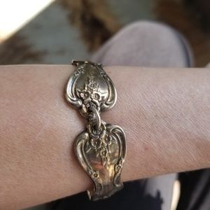Sterling Silver Spoon Bracelet